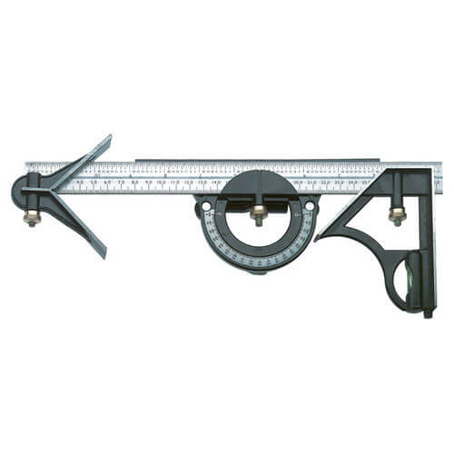 CK Multi Function Combination Square with Protractor 300mm / 12"