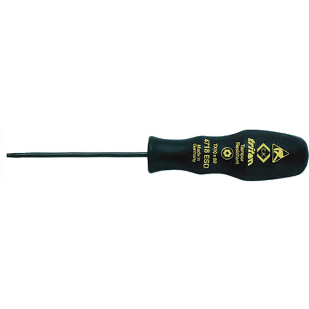Image of CK Triton ESD T10 x 80mm Security Torx Screwdriver