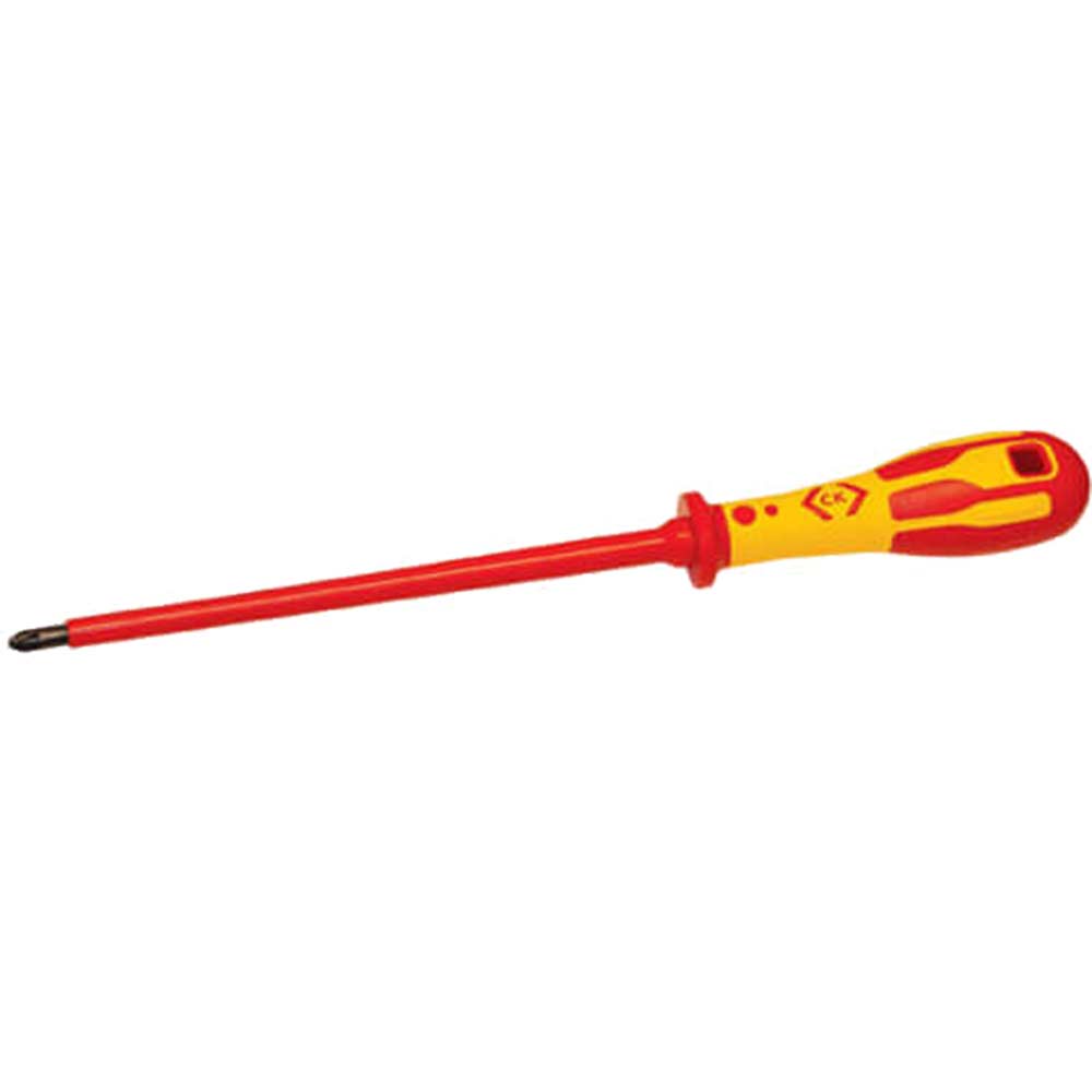CK Dextro VDE Insulated PZ2 x 200mm Pozi Screwdriver