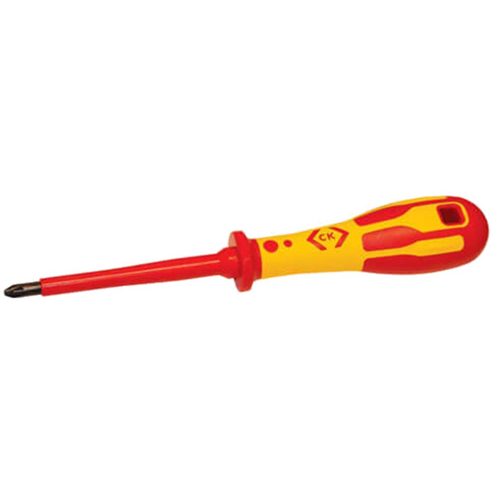 CK Dextro VDE Insulated PZ2 x 100mm Pozi Screwdriver