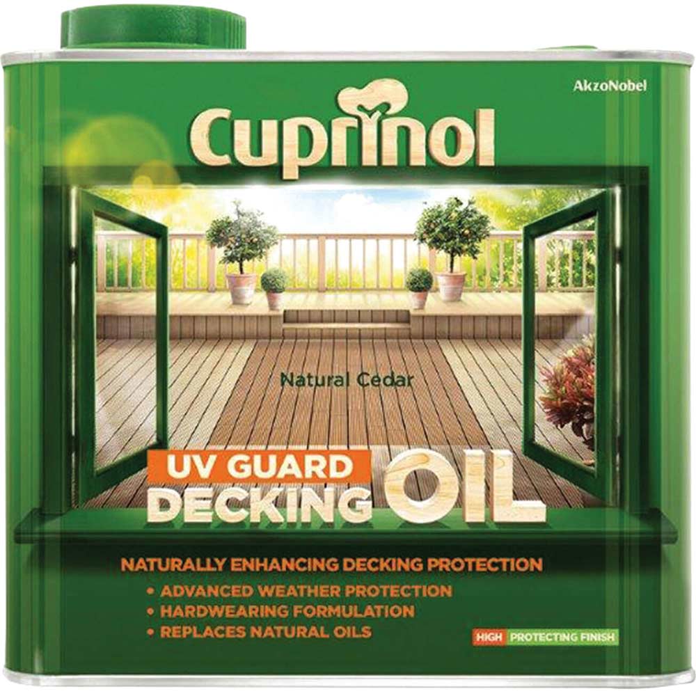 Cuprinol Decking Oil & Protector Natural Cedar 2.5 Litre