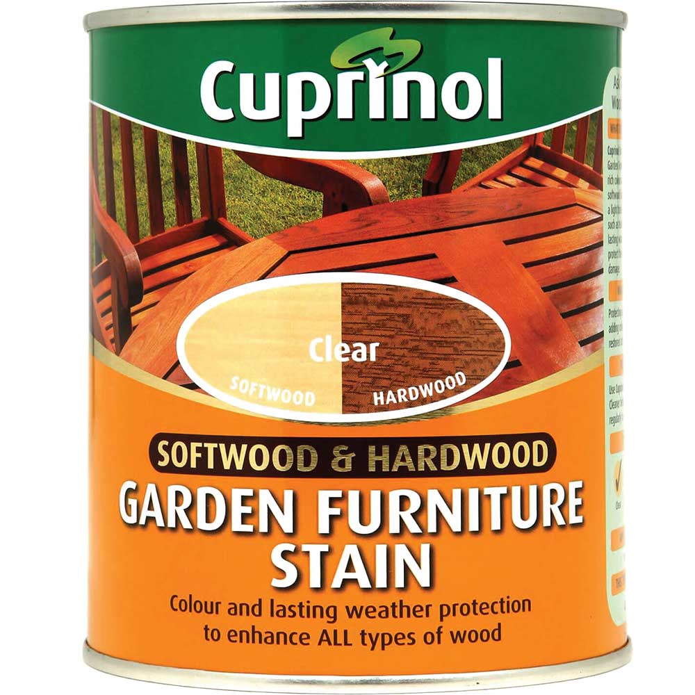 Cuprinol Garden Furniture Wood Stain Clear 750ml
