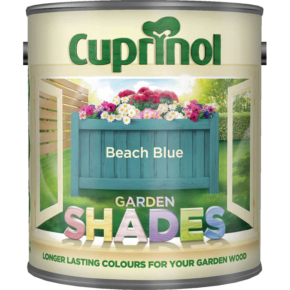 Cuprinol Garden Shades Exterior Wood Protector Beach Blue 1 Litre