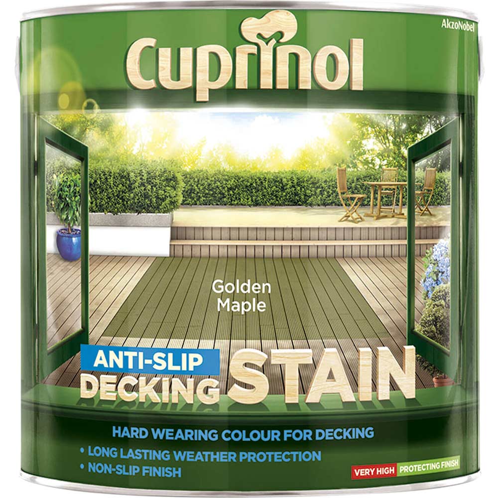 Cuprinol Ultra Tough Decking Stain Golden Maple 2.5 Litre