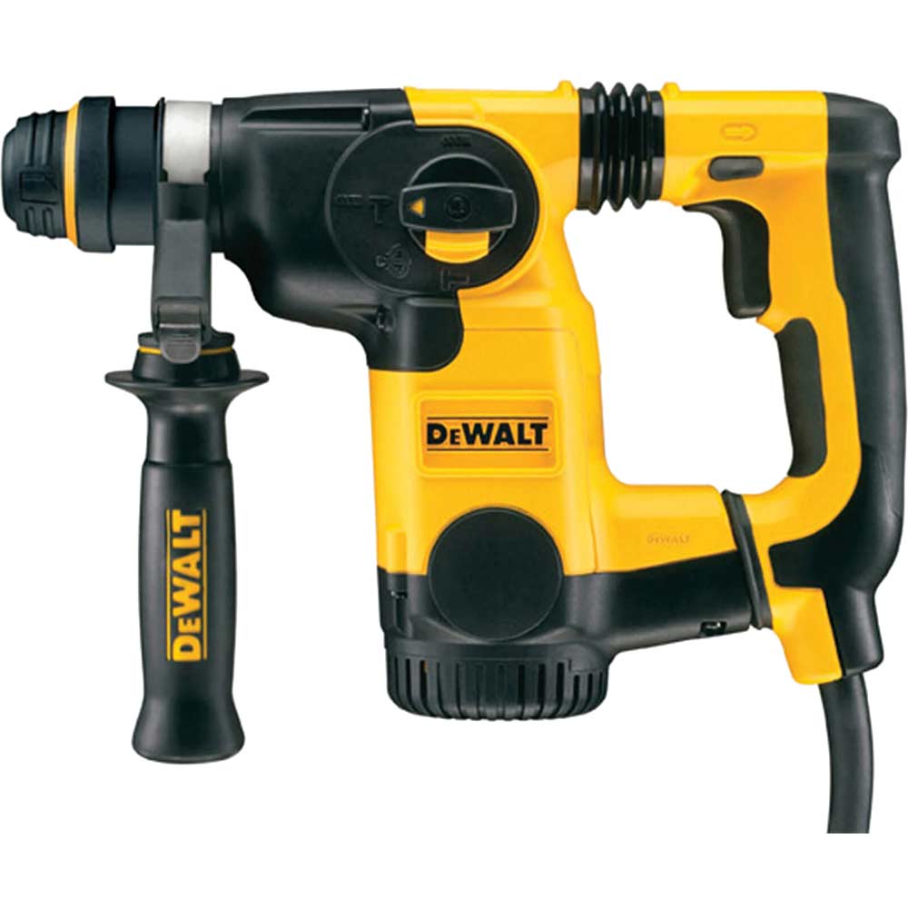 DeWalt D25323K Low Vibration SDS Plus Hammer Drill 3 Mode 800w 110v