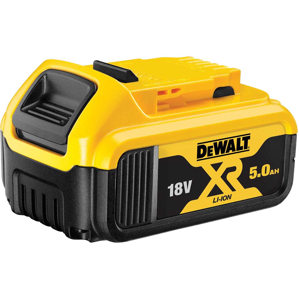 Image of Dewalt DCB184 18v Cordless XR Lithium Ion Battery 5ah for Dewalt Slide on Power Tools