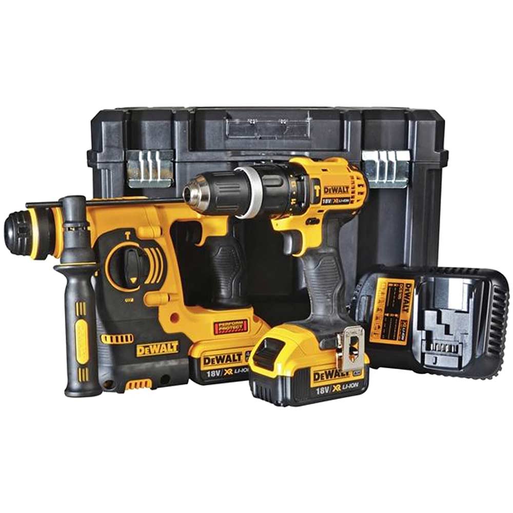 JCB Cordless 18V 2Ah Lithium ion Brushed Combi drill JCB 18CD 2