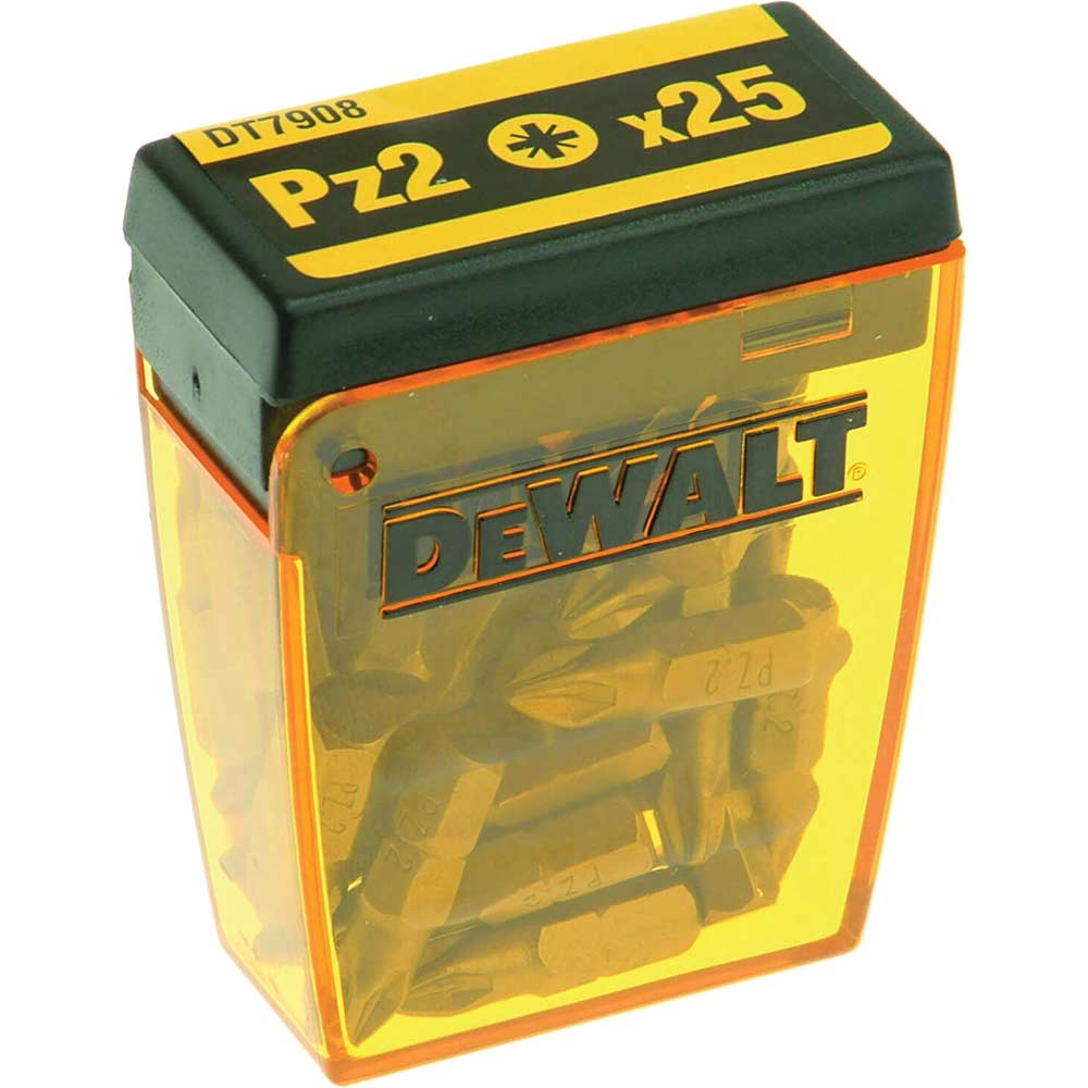 Image of DeWalt Flip Box of 25 PH2 x 25mm Phillips Bits