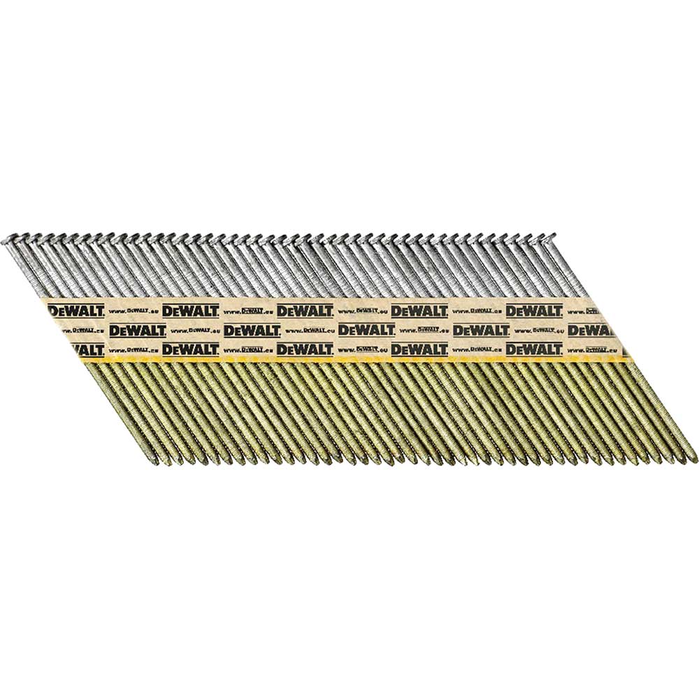 Dewalt 50mm x 2.8mm Ring Shank Hot Dip Galvanised 34 Degree Nails Pack of 1100