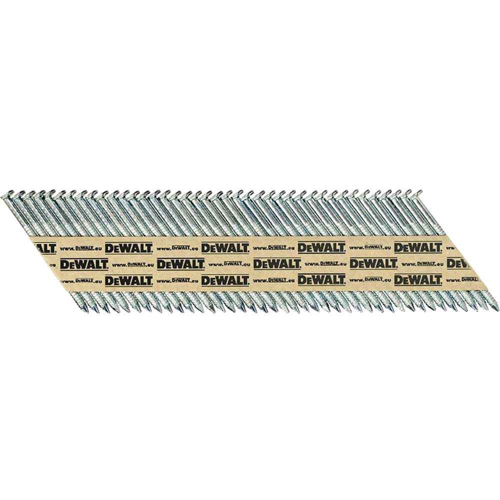 Image of Dewalt 90mm x 3.1mm Ring Shank Galvanised 34 Degree Nails Pack of 2200