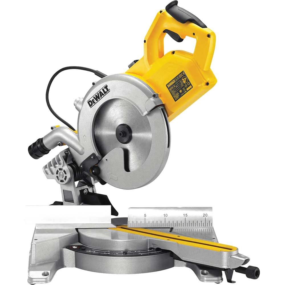 Image of DeWalt DWS778 Compact Sliding Mitre Saw 250mm Blade 1850w 240v