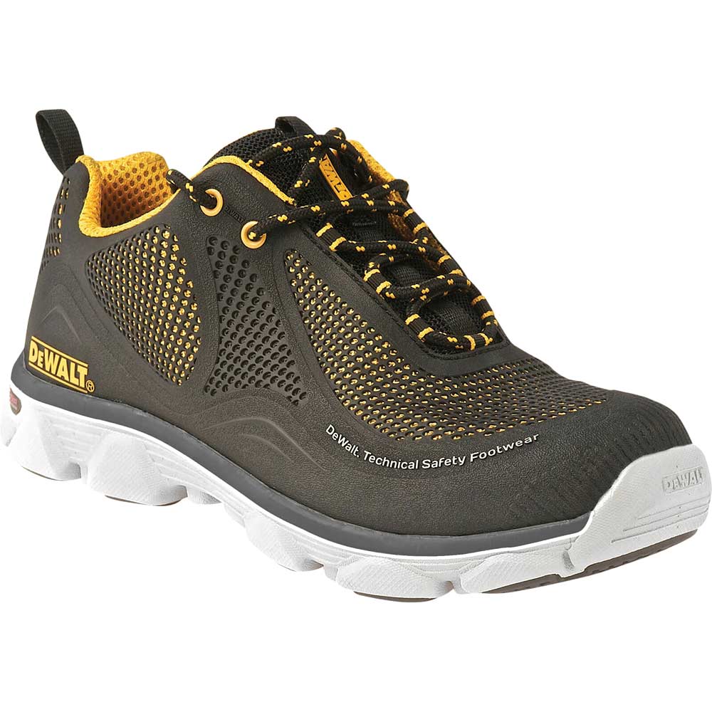 Image of Dewalt Mens Krypton Safety Work Trainers Brown Size 6
