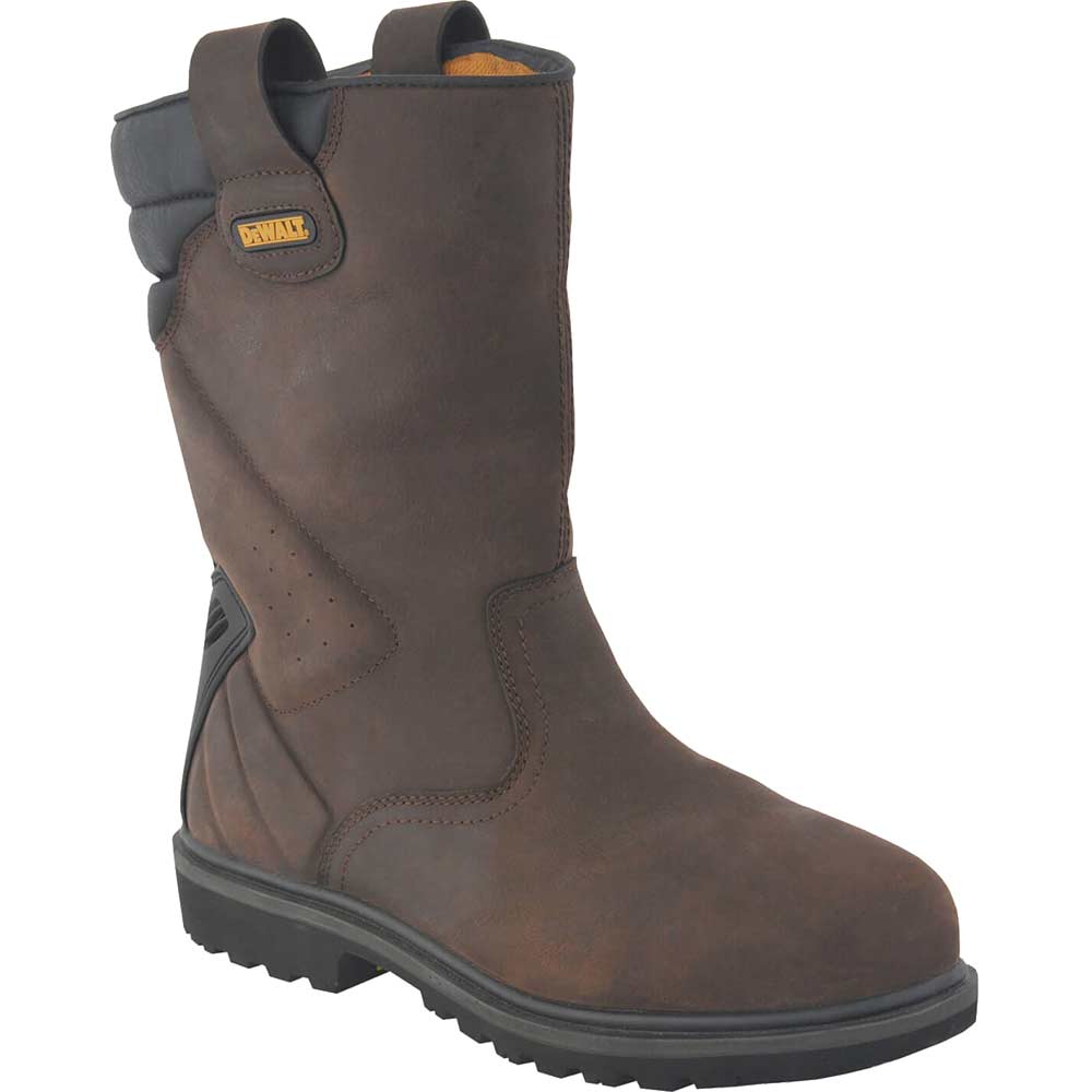 Image of DeWalt Rigger Safety Work Boots Size 10 Brown