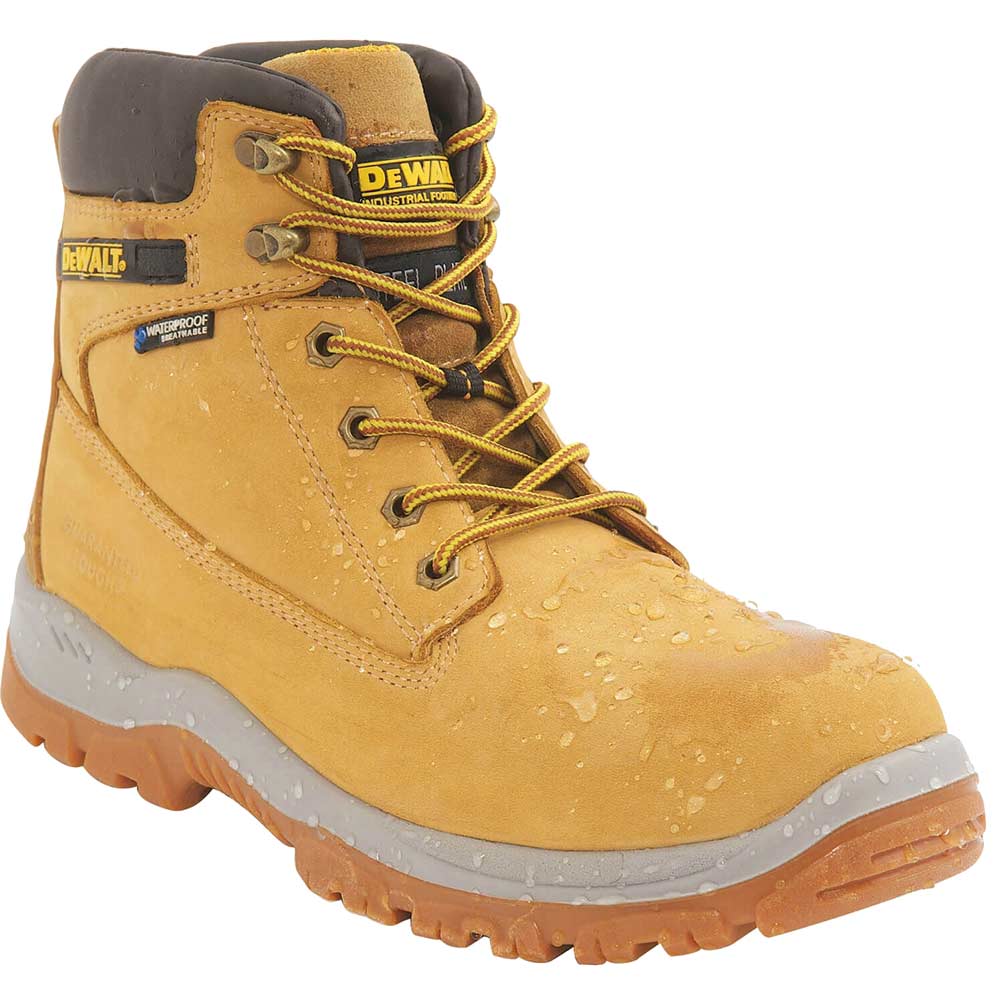 Image of DeWalt Titanium S3 Safety Work Boots Size 8 Honey