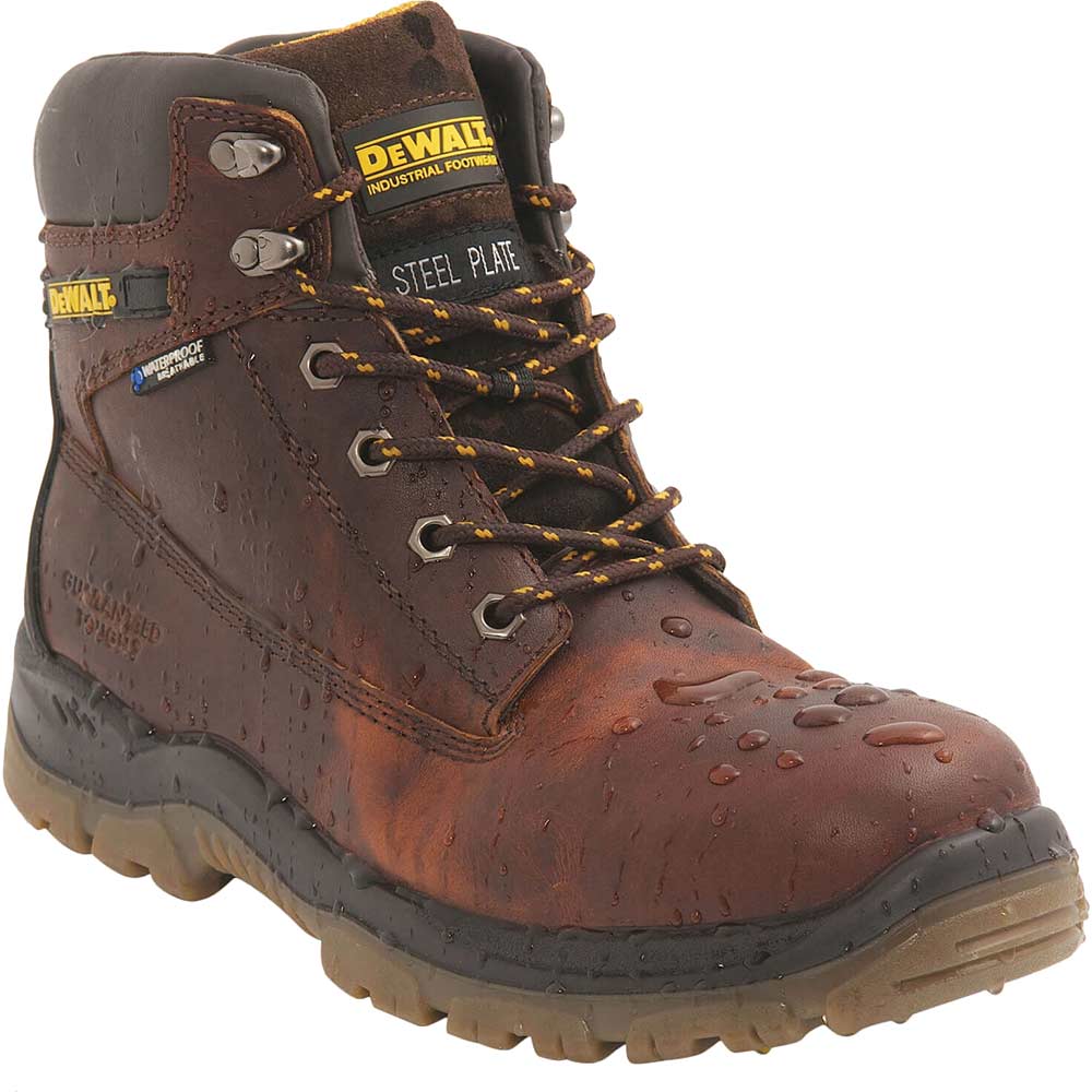Image of DeWalt Titanium S3 Safety Work Boots Size 7 Tan