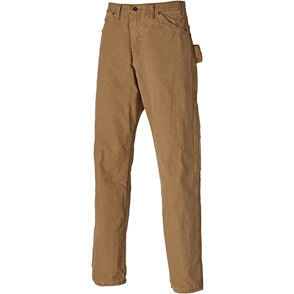 Dickies Mens Weatherford Work Jeans Brown 34" Waist 34" Leg