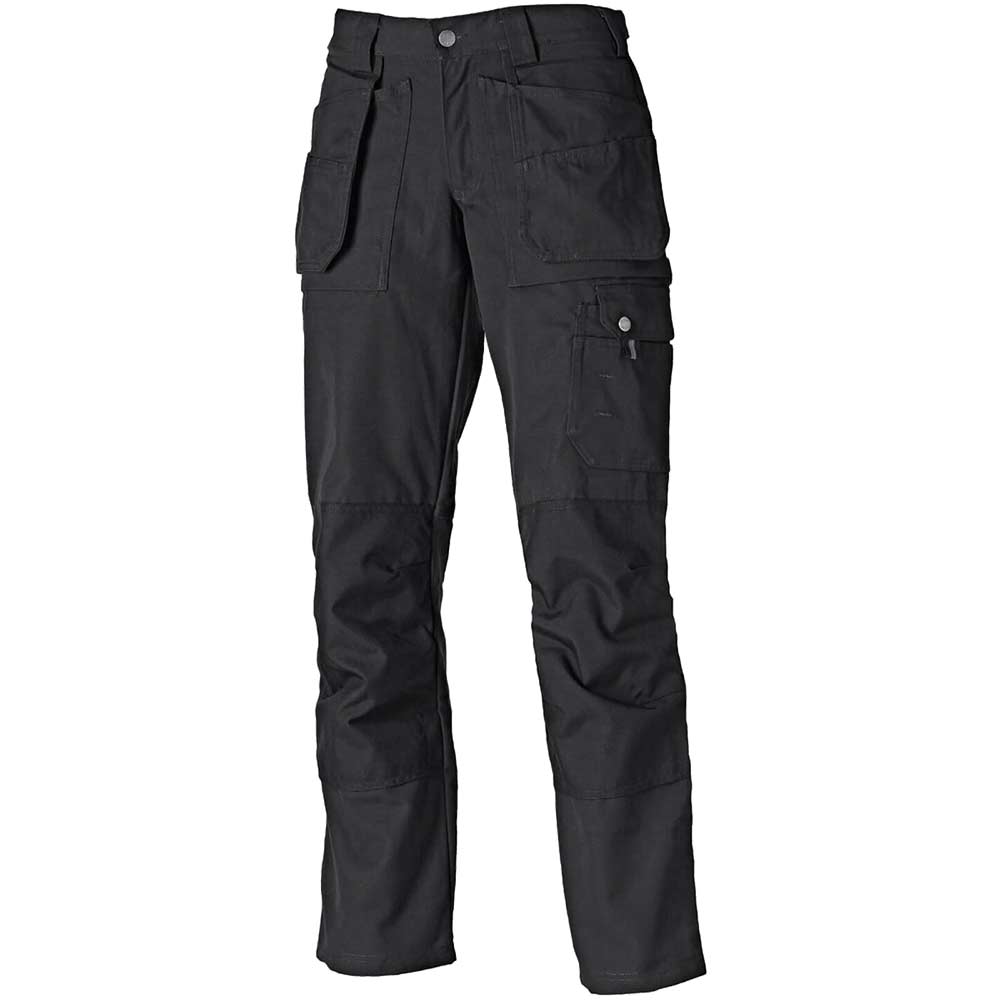 Dickies Ladies Eisenhower Multi Pocket Work Trousers Black Size 10