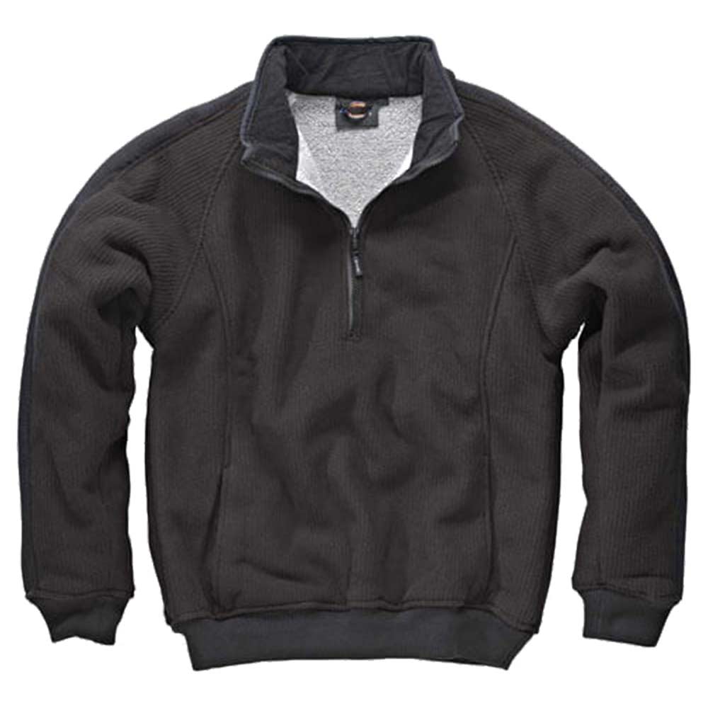 Image of Dickies Mens Eisenhower Pullover Fleece Dark Grey Large