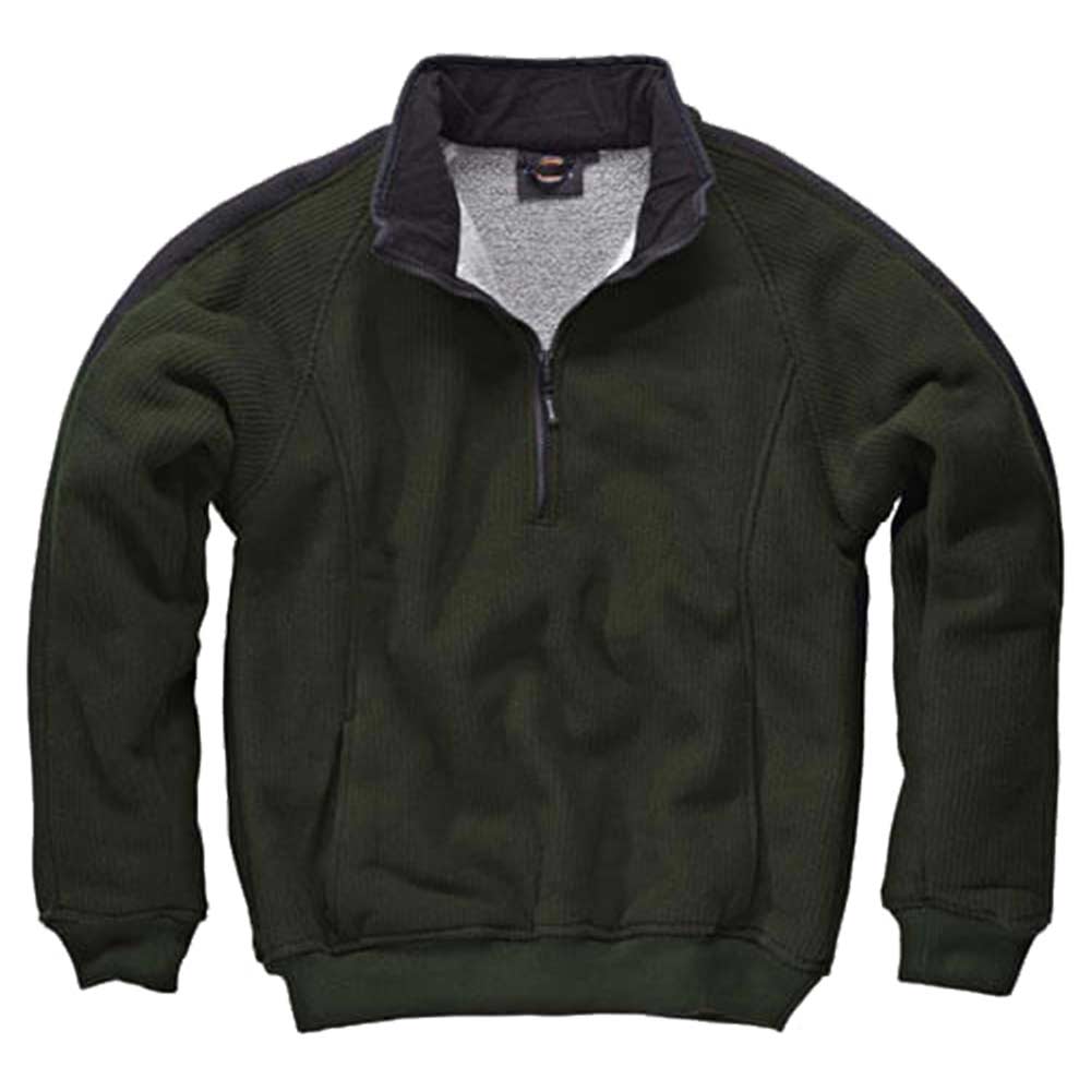 Image of Dickies Mens Eisenhower Pullover Fleece Olive Large