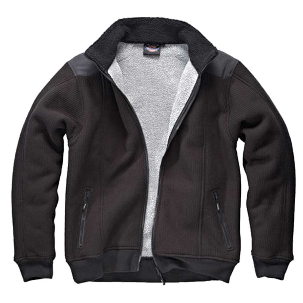 Dickies Mens Eisenhower Fleece Jacket Black XXXL