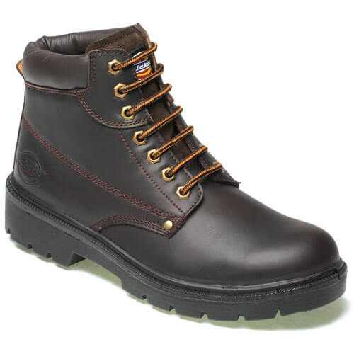 Dickies Mens Antrim Super Safety Hiker Work Boots Brown Size 6