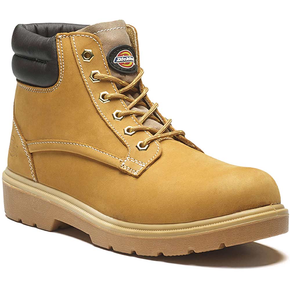 Dickies Mens Donegal Safety Work Boots Honey Size 5.5