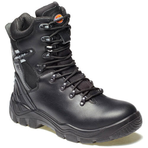 Dickies Mens Quebec Lined Super Safety Work Boots Black Size 11