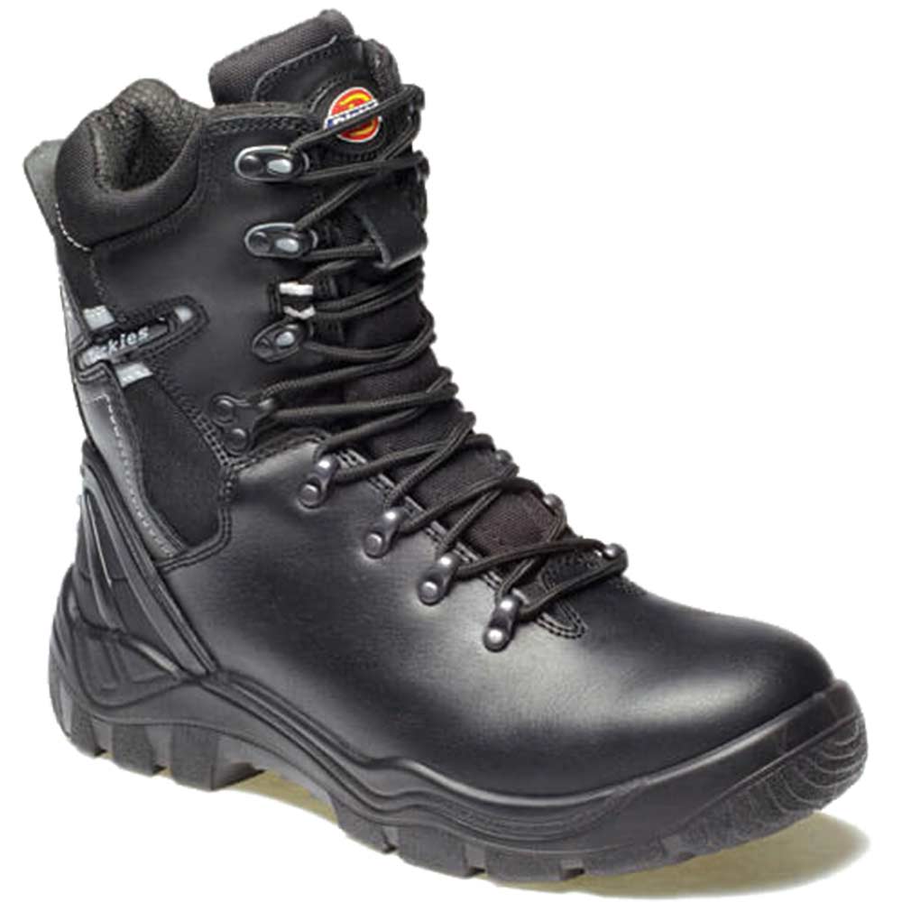 Dickies Mens Quebec Lined Super Safety Work Boots Black Size 11