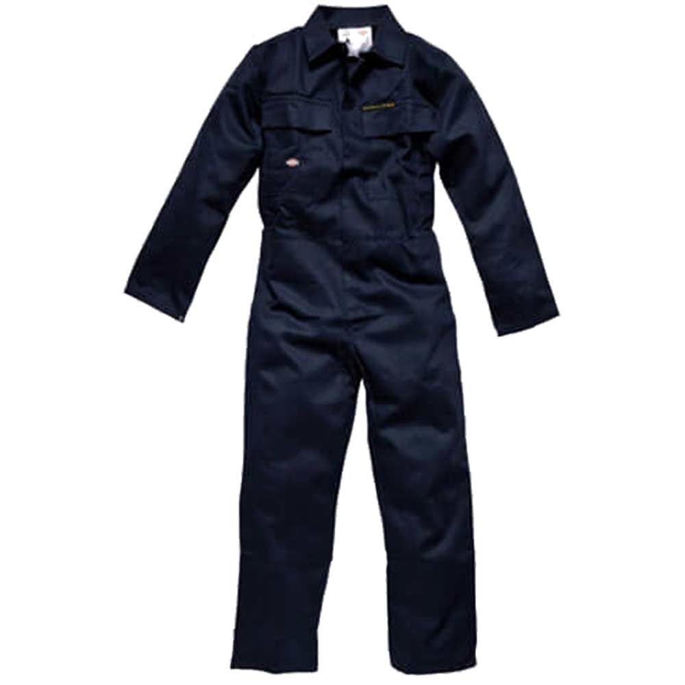 Dickies Mens Proban Flame Retardant Overalls Navy Blue 48" Chest