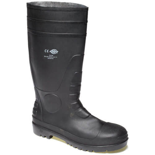 Dickies Mens Super Safety Wellington Boots Black Size 9