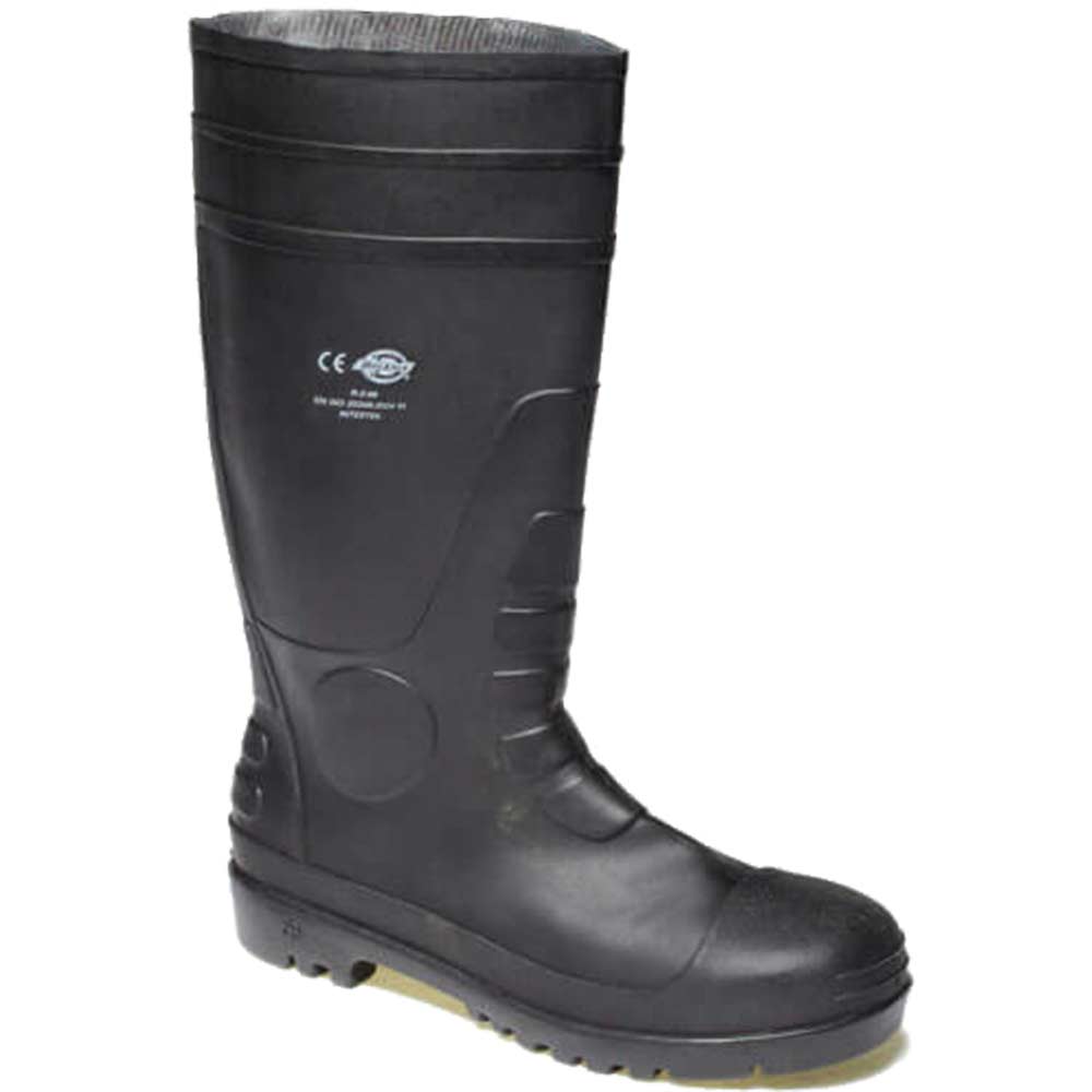 Dickies Mens Super Safety Wellington Boots Black Size 9