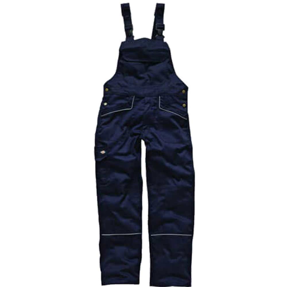 Image of Dickies Mens Industry 260 Bib & Brace Navy Blue Waist 34&quot; Leg 34&quot;