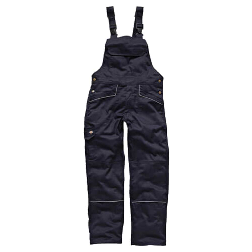 Dickies Mens Industry 260 Bib & Brace Navy Blue Waist 34" Leg 29"