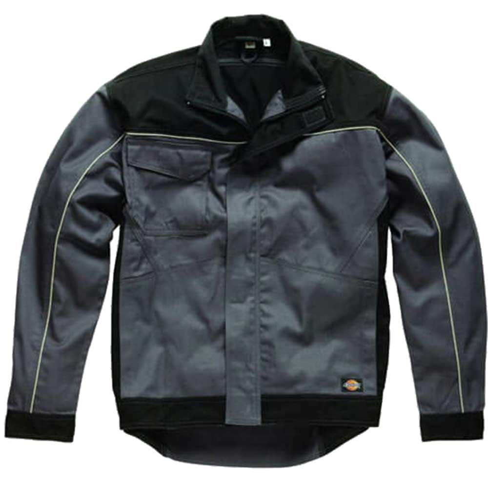 Dickies Mens Industry 260 Jacket Grey / Black Large