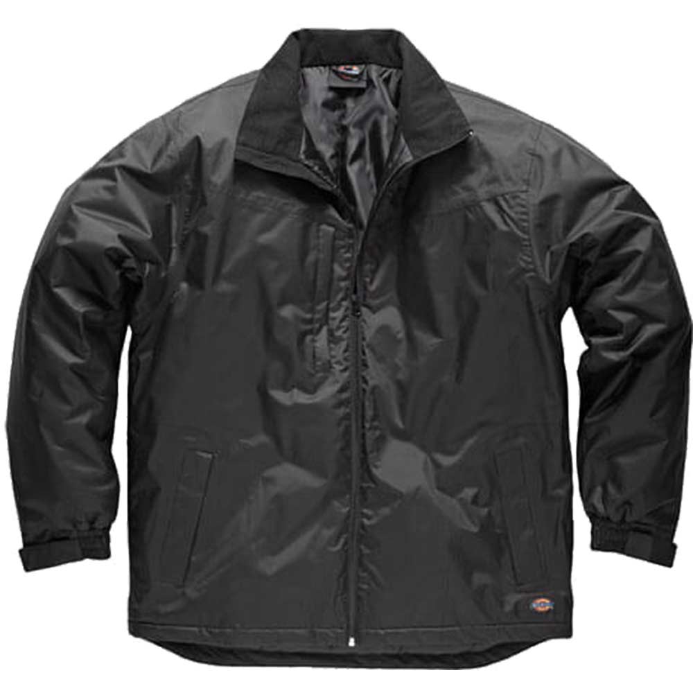 Image of Dickies Mens Fulton Contract Waterproof Jacket Black Small