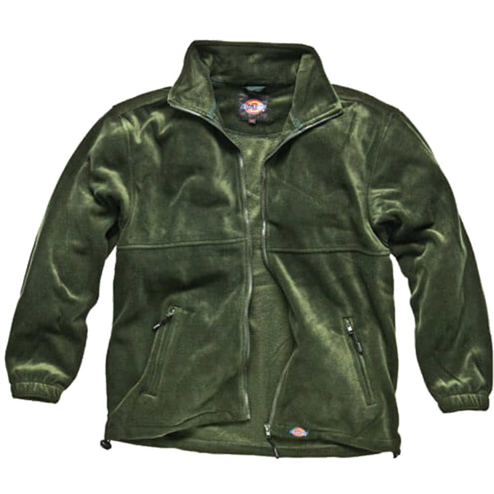 Dickies Mens Seville Fleece Jacket Bottle Green XL