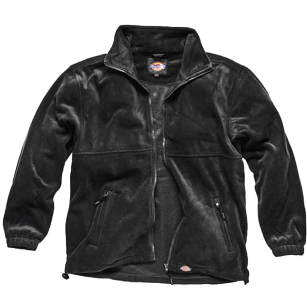 Dickies Mens Seville Fleece Jacket Black 2XL