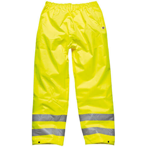 Dickies High Vis Safety Highway Trousers EN471 Class 1 Yellow Small