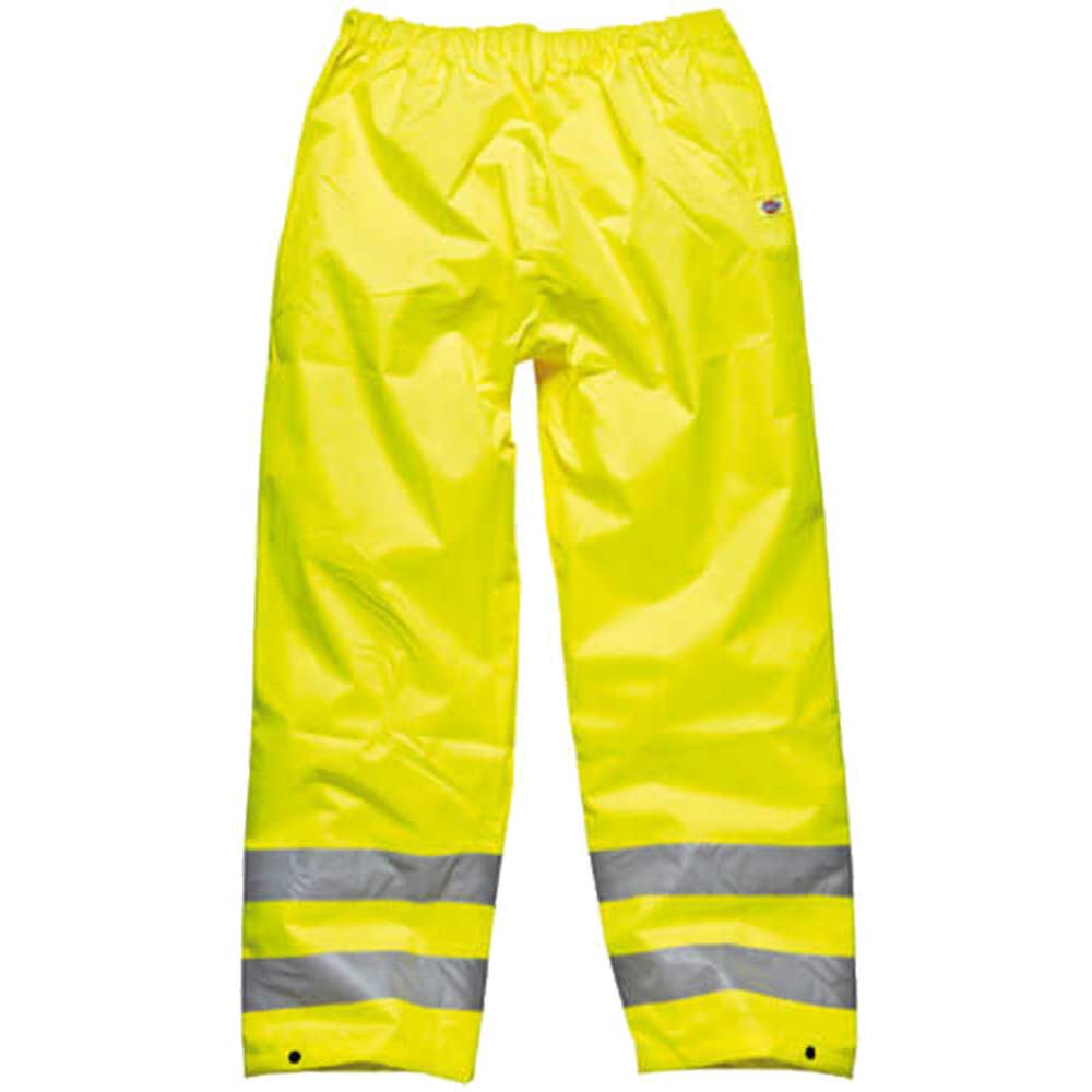 Image of Dickies High Vis Safety Highway Trousers EN471 Class 1 Yellow Small