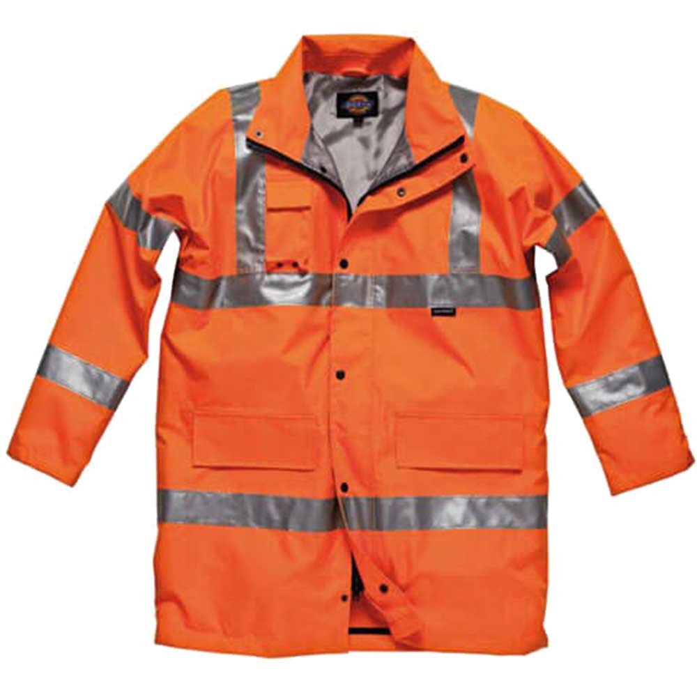 Image of Dickies High Vis GO/RT Jacket Orange Small