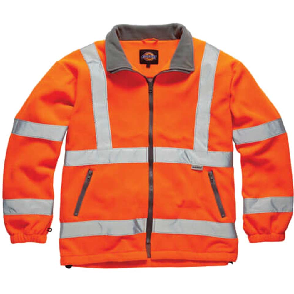 Image of Dickies Mens GO/RT Fleece Jacket Orange Large