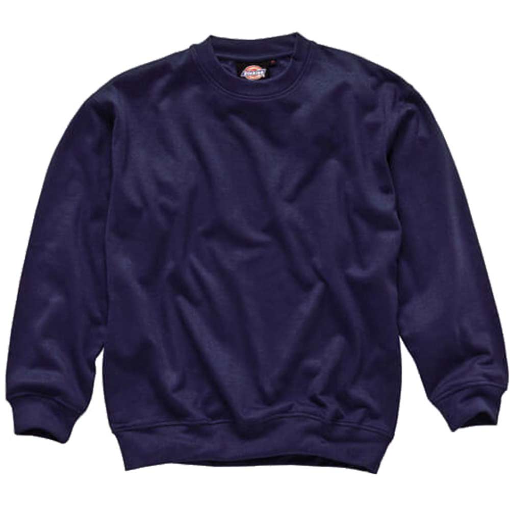 Dickies Mens Crew Neck Sweatshirt Navy Blue 3XL