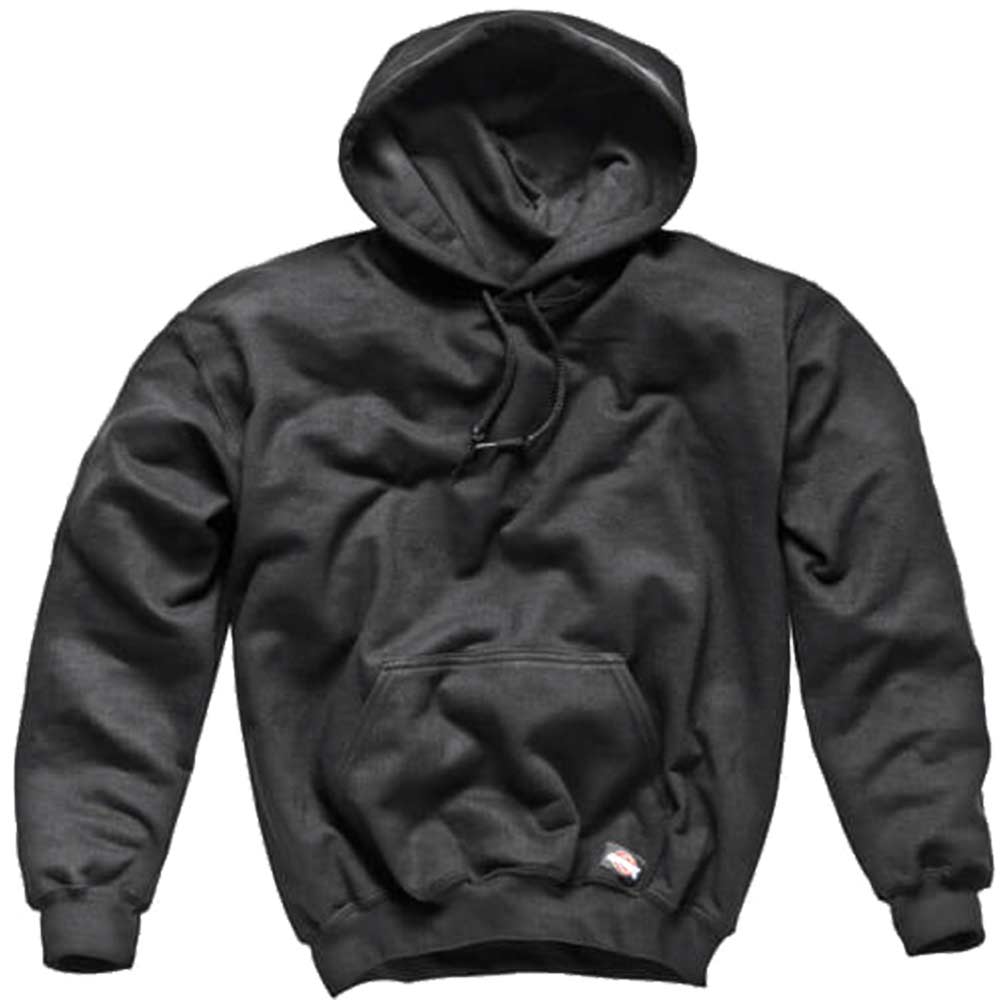 Dickies Mens Hooded Sweatshirt Black Medium