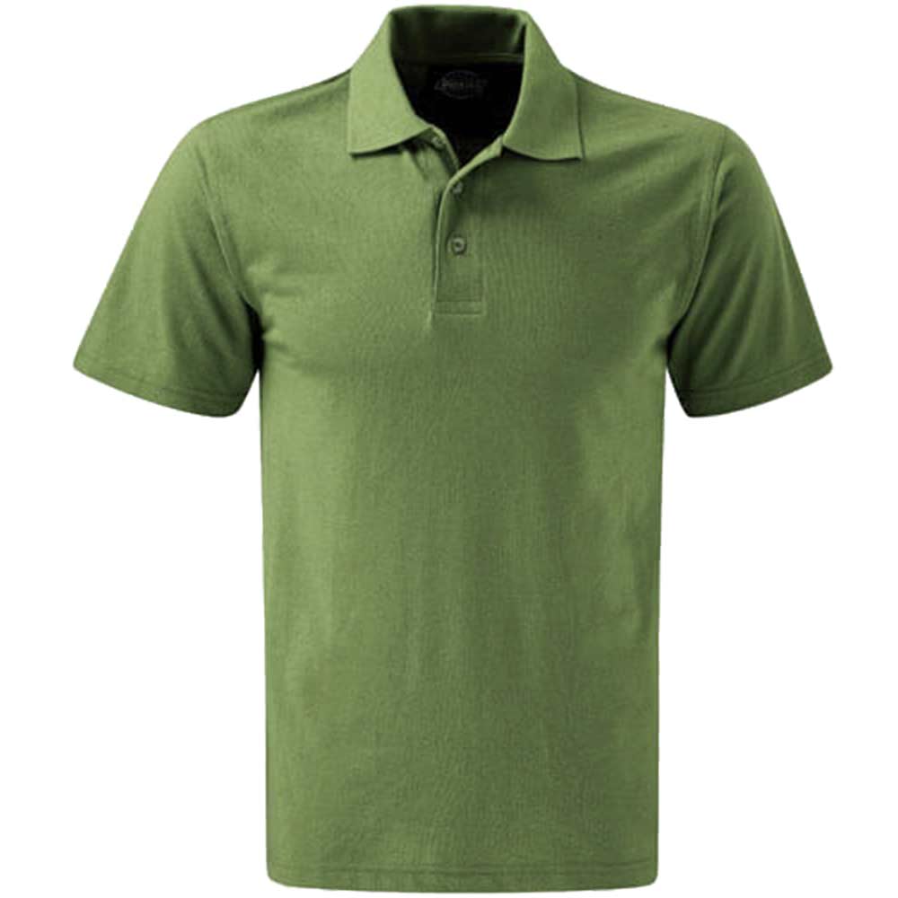 Dickies Mens Short Sleeve Polo Shirt Bottle Green Small