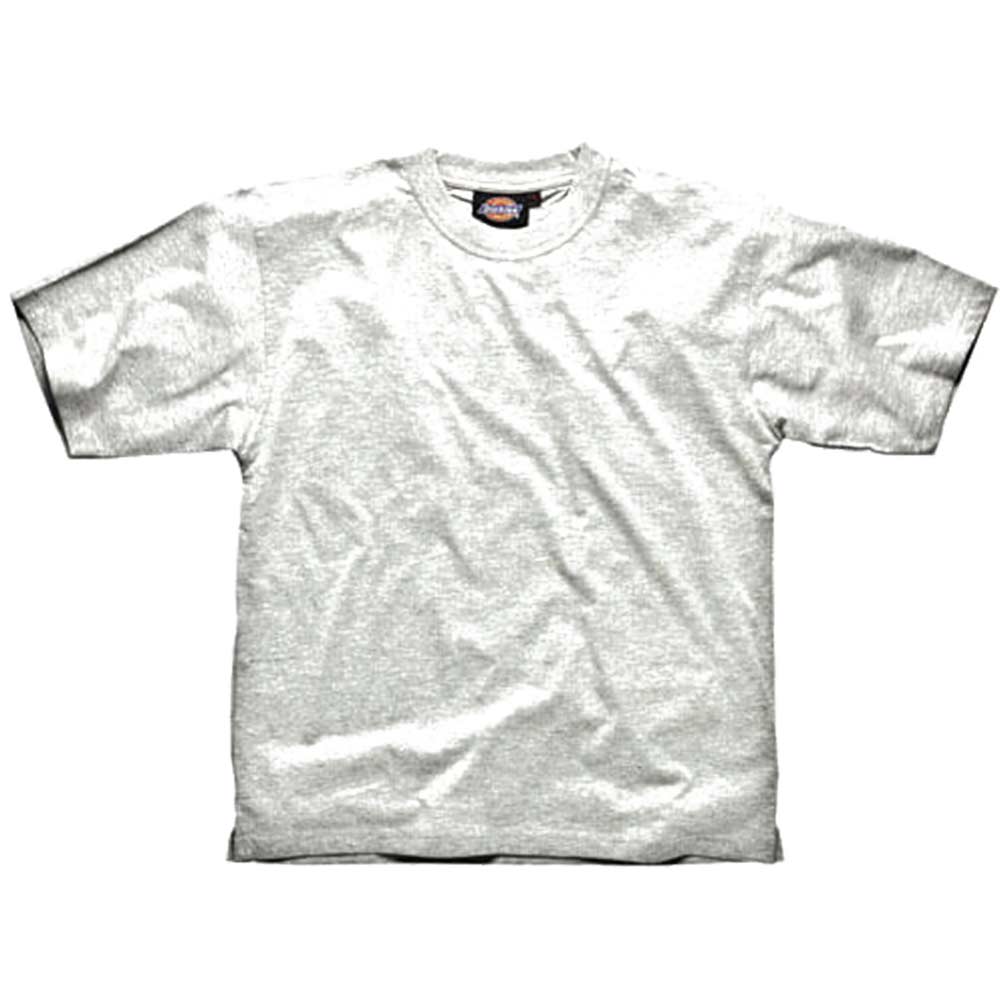 Dickies Mens Crew Neck Cotton T Shirt Mid Grey Small