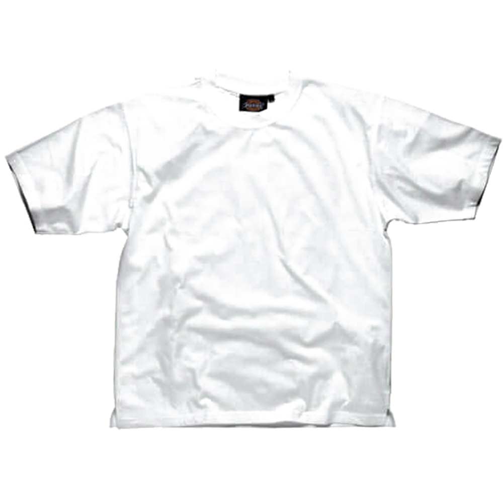 Dickies Mens Crew Neck Cotton T Shirt White 3XL