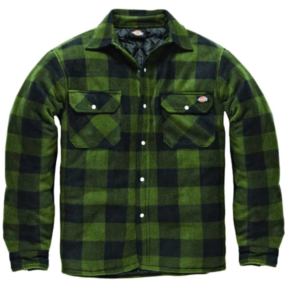 Image of Dickies Mens Portland Shirt Green Large