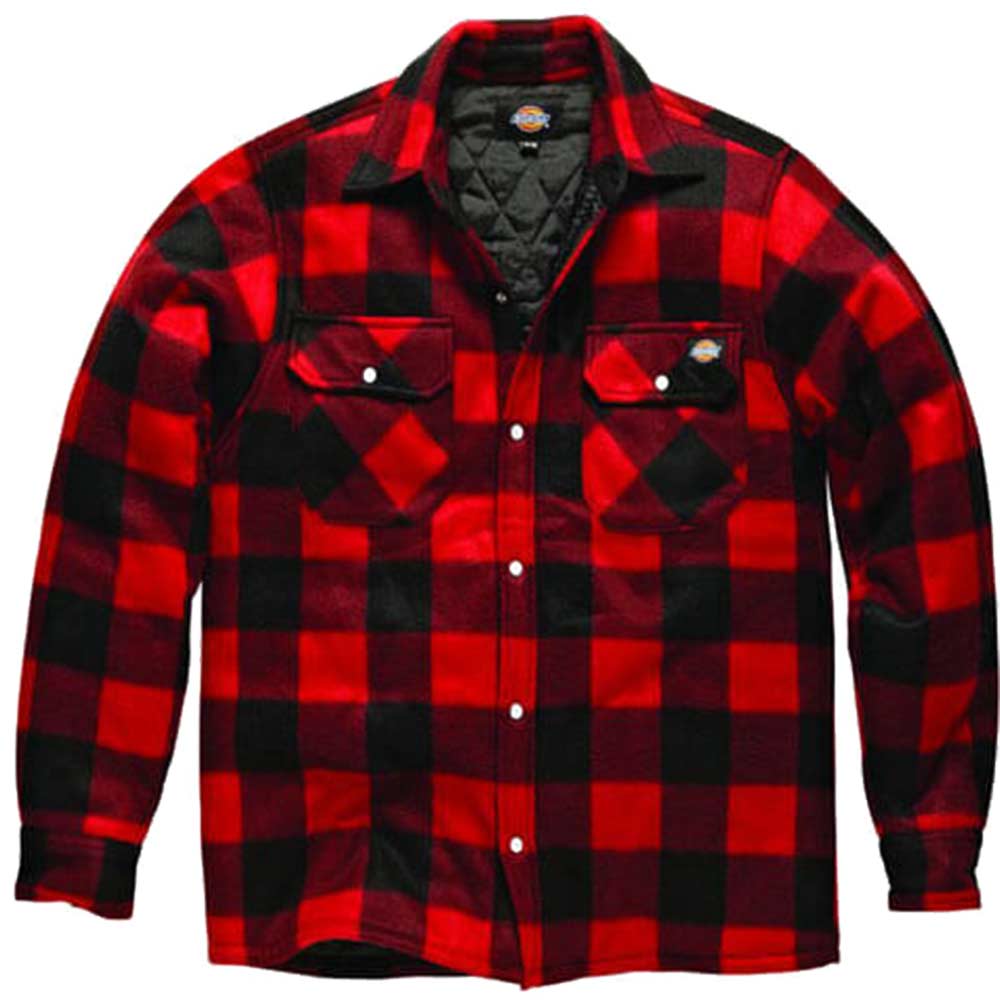 Dickies Mens Portland Shirt Red 2XL