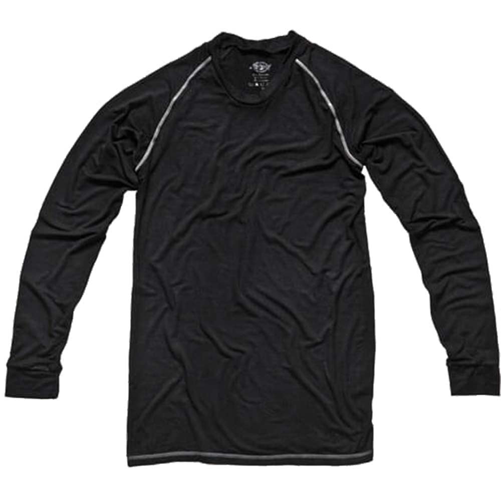 Image of Dickies Mens Long Sleeve Base Layer Vest Black 2XL