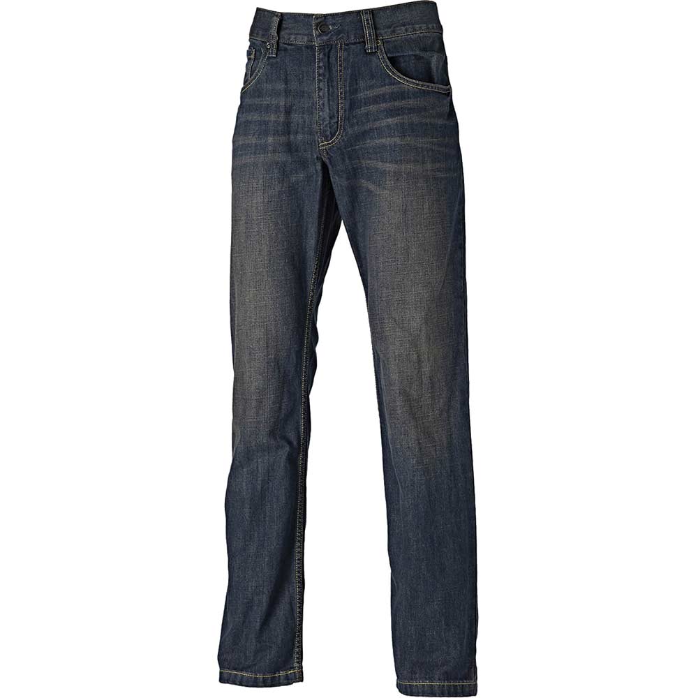 Dickies Mens Boston Denim Work Jeans Blue Waist 33" Leg 32"